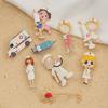 Epidemic Prevention Brooch: Cute Doctor/Nurse Pin, Personalized Fashion Alloy with Oil Drop Design