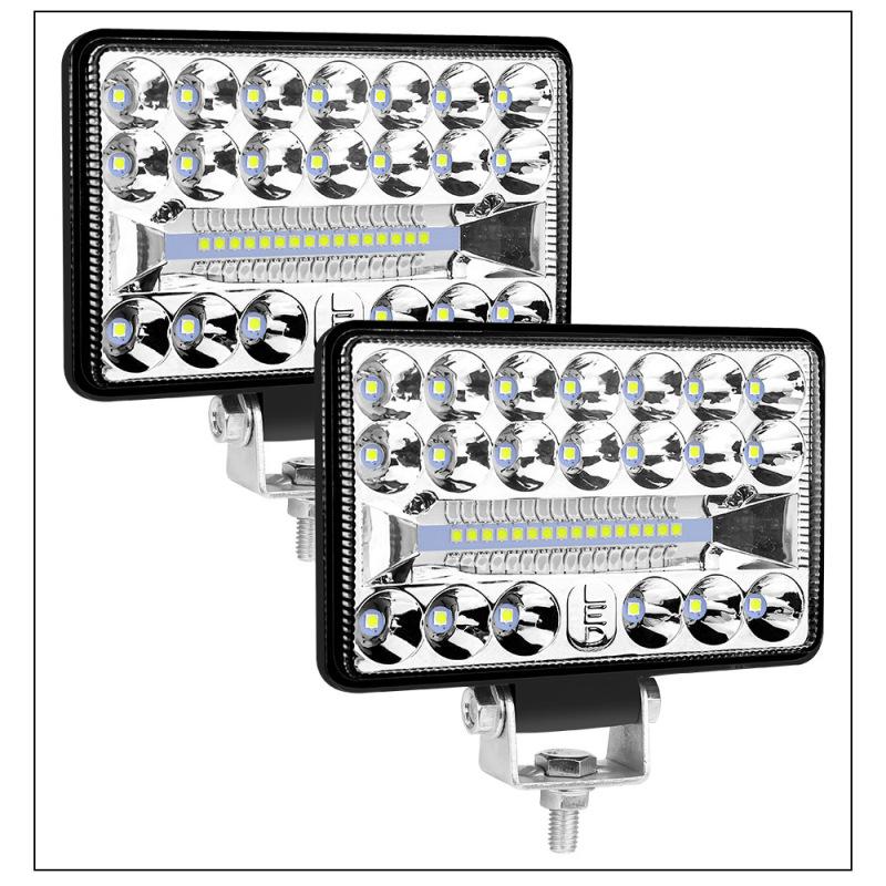 4-дюймовый 4X4 автомобильный светодиодный рабочий свет 108W 36LED Bar Square Spotlight 12V 24V Offroad для грузовиков Offroad ATV