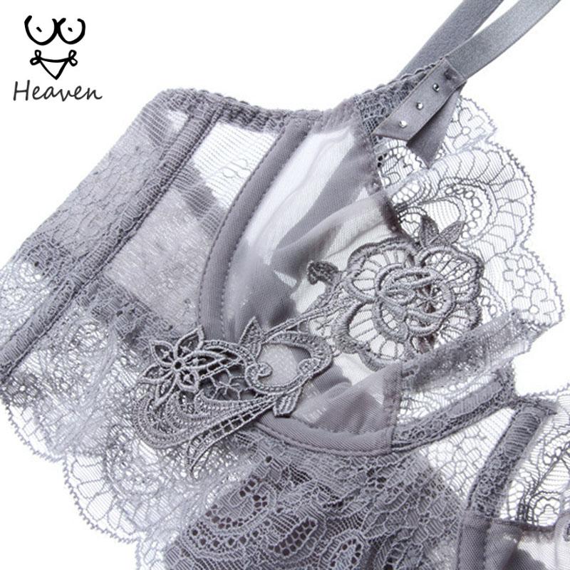 Прозрачный комплект нижнего белья для женщин, нижнее белье, ультратонкий бюстгальтер и трусики, бюстгальтер с эффектом пуш-ап, нижнее белье, бюстгальтер и трусы, комплект