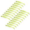 20Pcs Artificial Simulation Silicone Fishing Lure Soft Bait T Tail Soft Worm Accessory