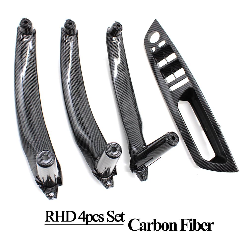 Upgraded LHD RHD Car Interior Door Pull Handle Inner Armrest Panel Cover Replacement for BMW X5 X6 E70 E71 E72