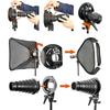 Godox foldable universal softbox With honeycomb & grid s type speedlite bracket S2 with For V1 series, AD200Pro, AD200, AD400Pro, V860II series, TT350