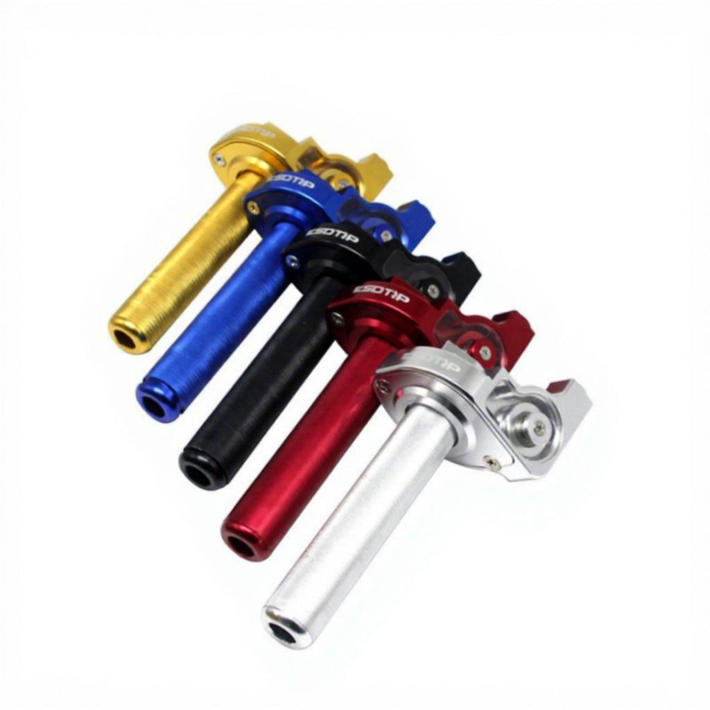 Motorcycle Modification Parts CNC Large Torque Oil-view Throttle Grip Fuel Injector 22mm Throttle Cable Accelerator CRF