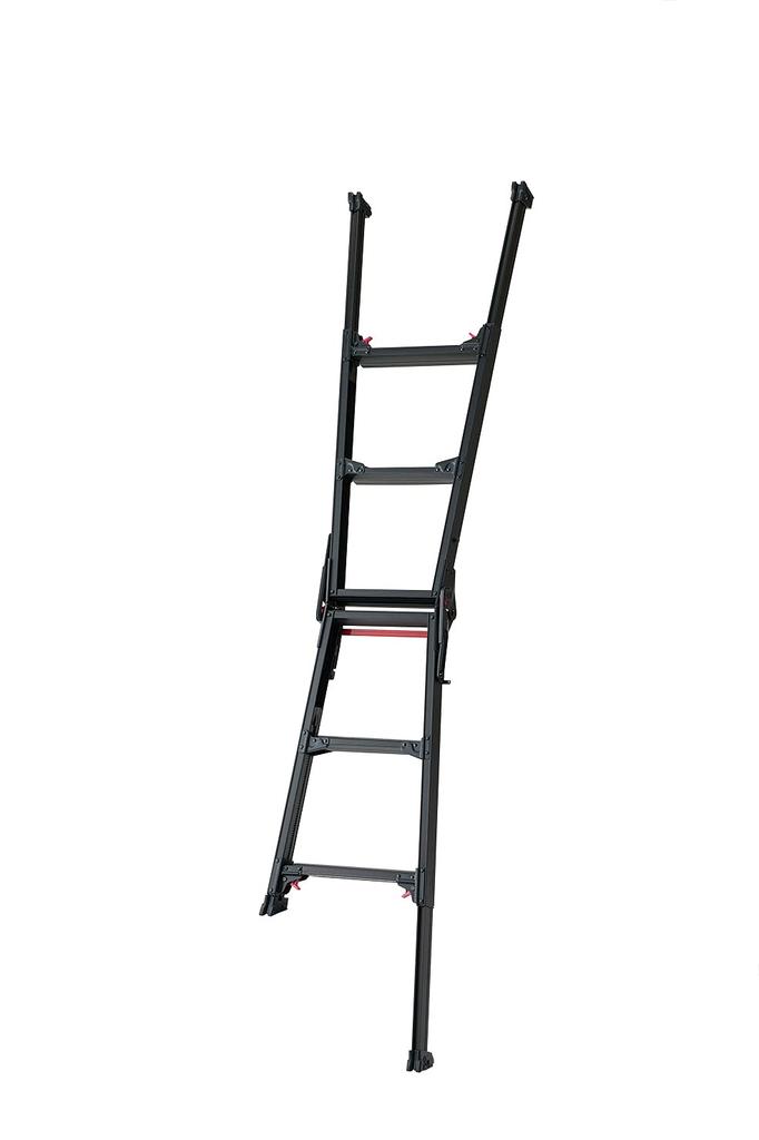 Hasegawa BLACK LABEL Telescoping Ladder Stepladder 3 Steps (with One-touch Bar) RYZB-09 (0.72~1.03m) (10136) (0.72~1.03m)