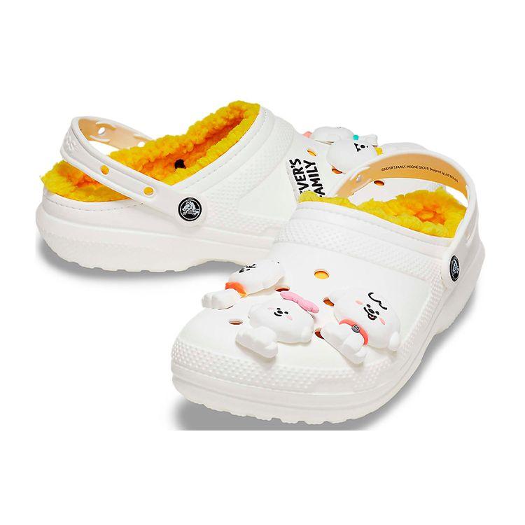 Crocs Classic Versatile Comfortable Warm Clogs Unisex Footwear Multicolor 207768-90H