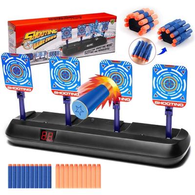 Электронная цифровая мишень для пистолетов Nerf, интеллектуальный световой звуковой эффект с автоматическим сбросом, мишень для серии Nerf N-Strike Elite/Mega/Rival