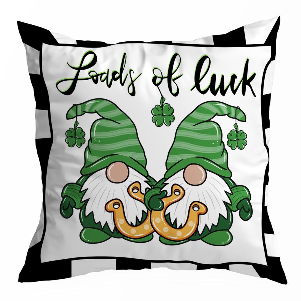Улица. Льняной чехол ко Дню Святого Патрика, декоративный чехол для подушки в честь ирландского праздника