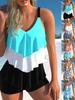 Summer Triple Ruffle Sexy Swimsuit Bikini Swimsuit Beachwear Ladies Low Waisted Swimsuit Women's Swimwear Swim Trunks S-6XL