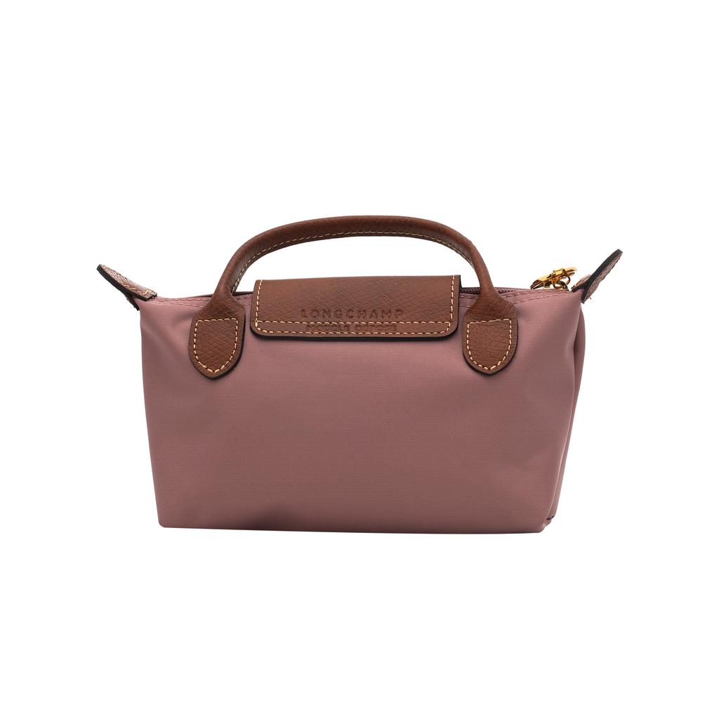 Longchamp Мини-сумка Le Pliage Dumpling с металлической молнией и застежкой-кнопкой Женские сумки Лотосово-розовый 34175089P13