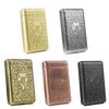 Upgraded 6-Sided Engraved Retro Triple-Fold Metal Cigarette Case - Peaky Blinders Shelby Style
