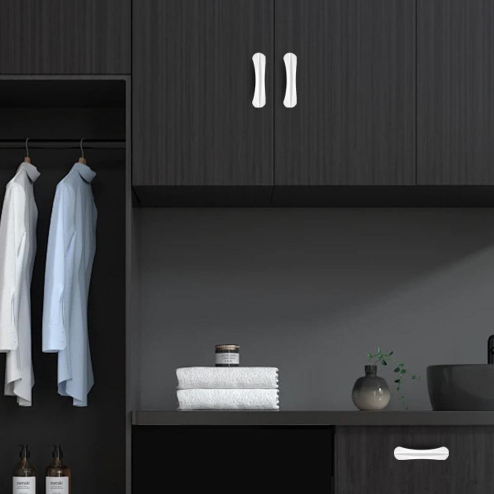 2PCS PP Door Handle Hardware Door Handlebar Fashion Door Knob Wardrobe