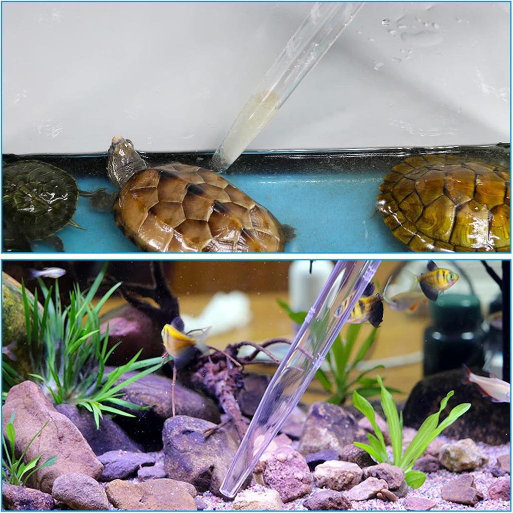 Удлиненные пипетки-очистители Простой инструмент для чистки для подмены воды в аквариуме Аквариумный сифон Пылесос для аквариума 28см 45см