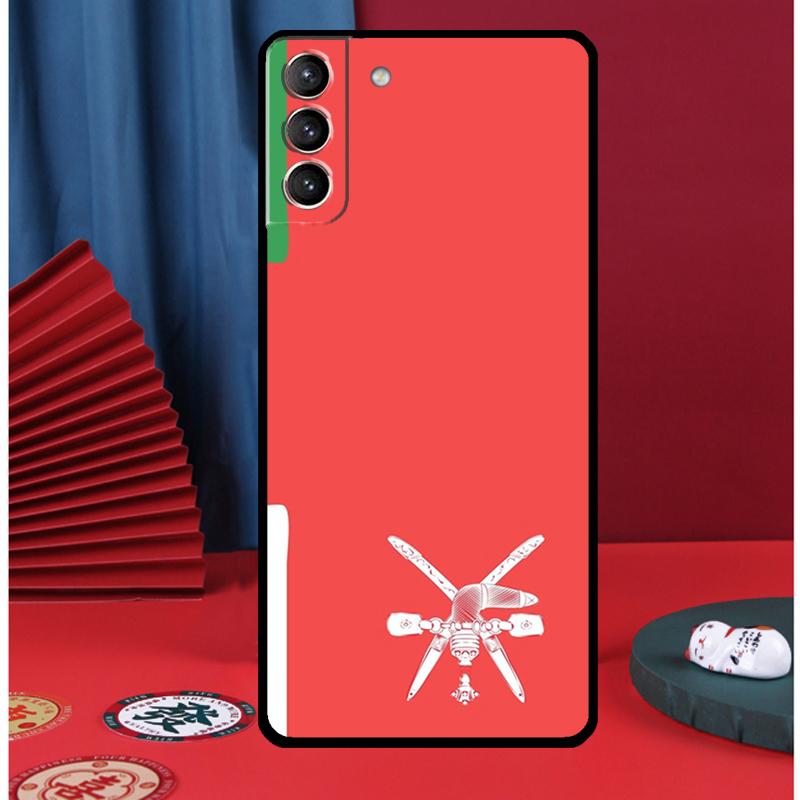 Omani Emblem Oman Flag passport Cover For Samsung Galaxy S21 FE S20 FE S22 S23 Ultra Note 20 Note 10 Plus S9 S10 Plus Case