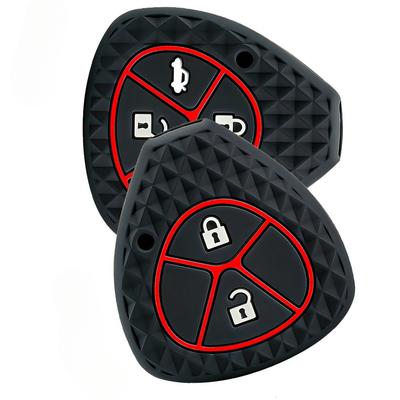 Силиконовый чехол для автомобильного ключа для Toyota Auris HiLux Corolla Fortuner Prado Verso Camry Yaris Vitz Vios Ractis 2/4 кнопки