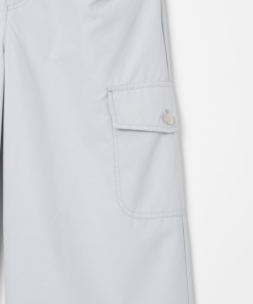 MILLO WOMEN String Cargo Wide Pants [Sky Blue]