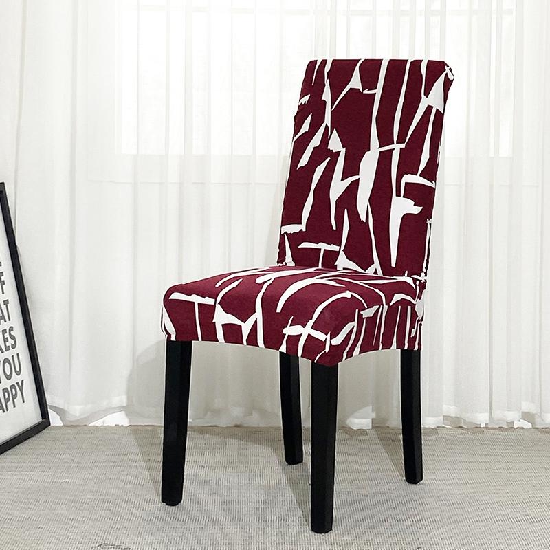 Stretch Spandex Dining Chair Cover Removable Washable Anti Dust Seat Protector Slipcover Multicolor For Home Kitchen