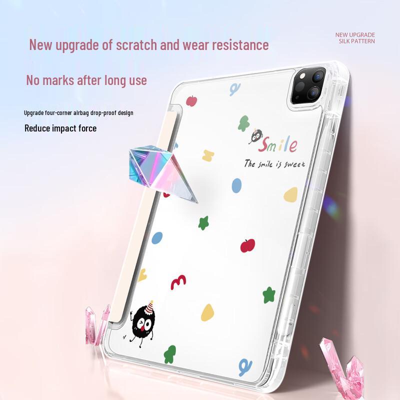 Kelimeng Милый чехол-книжка с Y-образным сгибом и слотом для стилуса для iPad