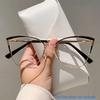 KAMMPT Оверсайз Очки Кошачий Глаз Женские Винтажные Сквозная Оправа Оптические Оправы Модные Роскошные Очки Бабочка
