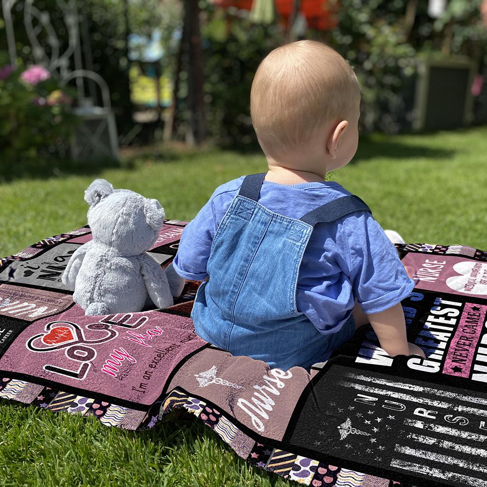 Blanket Nurses Week Appreciation Nursing Student Graduation Birthday Gift Gifts for Women Nurses Blanket Soft Warm Flannel Throw