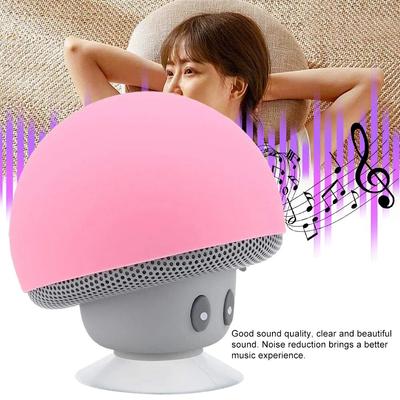 Мини-динамик Bluetooth в форме гриба - креативный портативный мини-динамик с присоской для телефонов - трансграничный мультяшный подарок