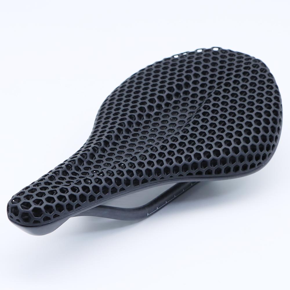 High-end ODM Simple Carbon Fibre Fat Bike Saddle Comfortable Lightweight 3D Printed