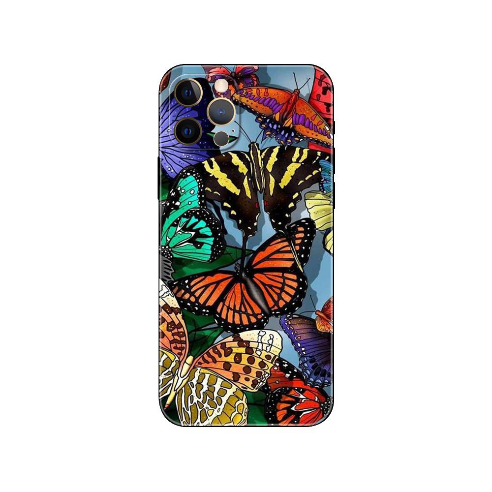 Модный чехол для телефона с изображением черепа для iPhone 5 5s 2020se 6 6s 7 8 plus x 10 XR XS 11 12 13 mini pro MAX, черная задняя крышка из ТПУ