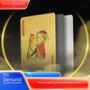 Gold Foil Waterproof PVC Poker Cards