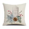 New Year Cartoon Christmas Decorations Christmas Pillowcase Polyester Cushion Cover Pillow Cover