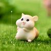 Resin Hamster Micro Landscape Miniature Figurines Model Craft Ornaments Desk