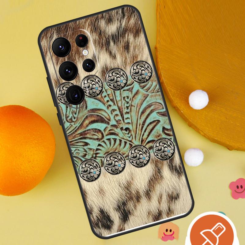 Чехол для телефона в стиле западной ковбойки и ковбоя для Samsung Galaxy S25 Ultra S23 S22 S21 Ultra S9 S10 S20 Plus S24 FE Чехол