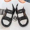 Summer Adolescent Flat Bottomed Soft Comfortable Quality Fashionable Leisure Sandals Men's Ventilation Non-slip Outdoor Sandals