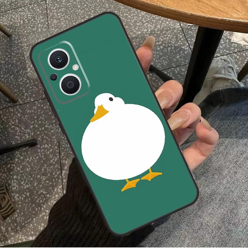 Мультяшный Утенок Нож Для OPPO Reno 11F 12F 13F 14F 8T 10 11 12 13 14 Pro 8 7 Lite OPPO Find X8 X6 X5 X9 Pro Чехол