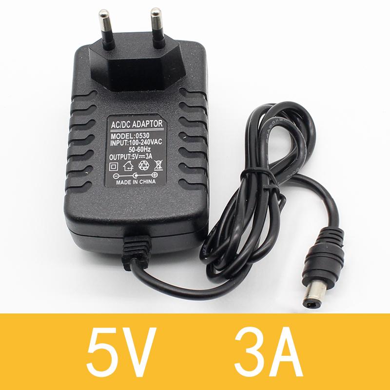 1 шт., адаптер питания переменного тока в постоянный ток 100-240 В, адаптер зарядного устройства 5 В, 12 В, 1 А, 2 А, 1,5 А, вилка стандарта Великобритании, ЕС, 5,5 мм x 2,1 мм, 5,5 мм x 2,5 мм/вилка 5v3aDC