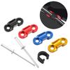 Bike Brake Shifts Cable Base Buckle Clip Part Cable Guide Bike Cable Clip Bicycles Aluminium Alloy Bike Cable Guide Hook