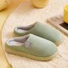 Women's  Thick Soft Bottom Home Slippers Household Plush Slippers Anti-slip Thermal Slippers Indoor Winter