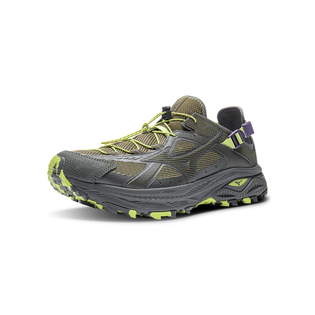 Mizuno Низкие кроссовки для треккинга по реке, унисекс, коричнево-зеленые, D1GH261202