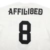 Supreme Белая футбольная футболка с длинным рукавом для аффилированных лиц