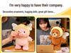Милая Плюшевая Игрушка Животное для Хобби: Пчела, Пингвин, Свинья, Плюшевый Мишка Успокаивающая Кукла для Детей
