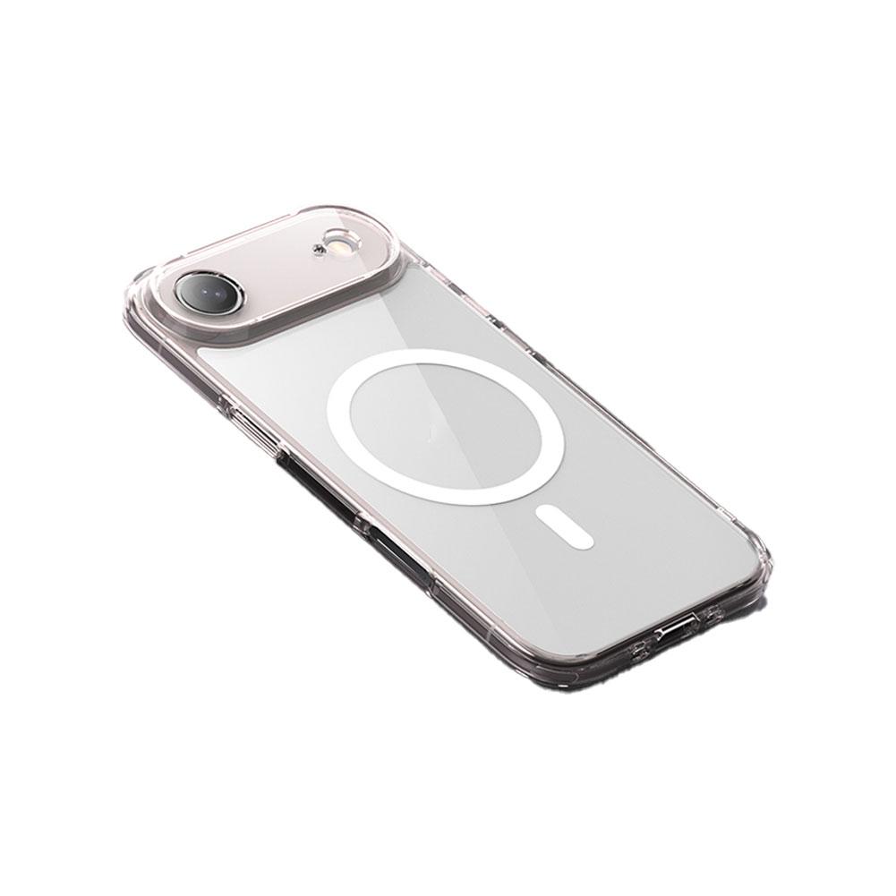 Роскошный прозрачный противоударный магнитный чехол MagSafe для iPhone 17 Air 17Pro 17 Pro Max, жесткая задняя крышка, поддержка беспроводной зарядки
