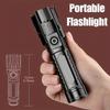 2-1PCS B BRIGHT Ultra Bright Flashlight, High Lumen Tactical Flashlight with 3 Modes, Zoom,Portable Camping Flashlight, Built-in Lithium Battery, IP44