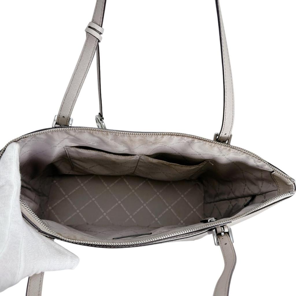 Michael Kors Ciara A4 совместимая Сумка кожаная серая Женская 35F8SC6T9L Б/у