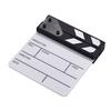 Compact Size Acrylic Clapboard Dry Erase TV Film Movie Director Cut Action Scene Clapper Board Slate Film Director Clapperboard