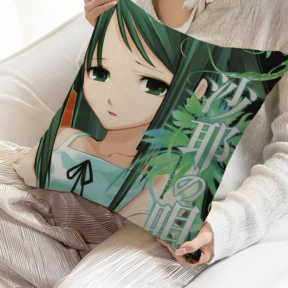 Игра S-Saya No Uta Песня Сайи Кленовая Дизайн Чехол на Подушку Счастливый Осенний Урожай Декор Праздничный Декор Чехол на Подушку