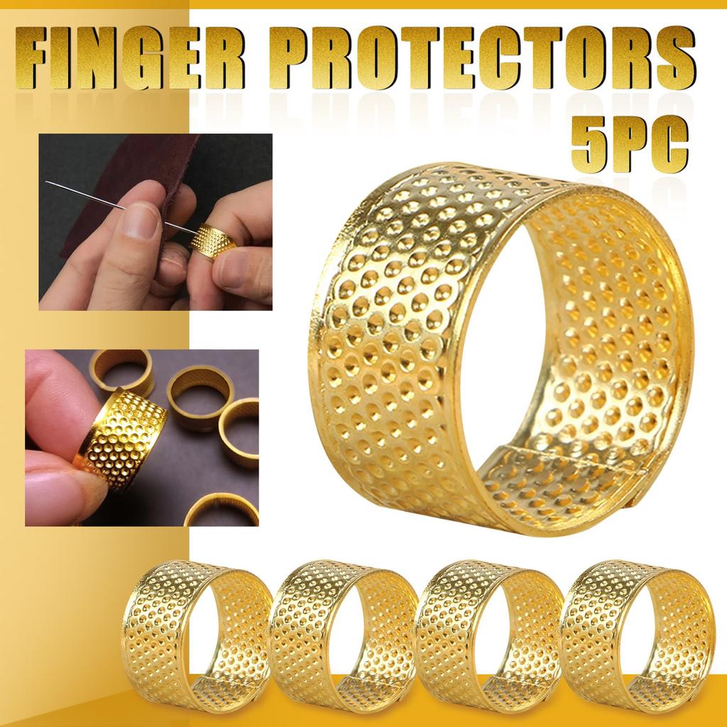 5 шт., защита для пальцев для шитья, квилтинга, вышивки, ремесла