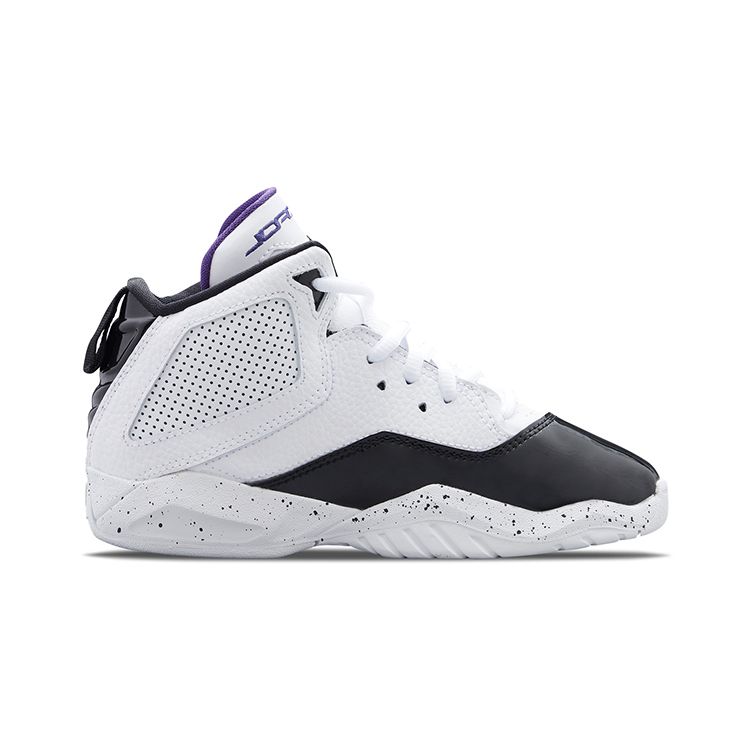 Air Jordan BLoyal PS Белые Фиолетовые Детские Кроссовки Черные CK1426-115