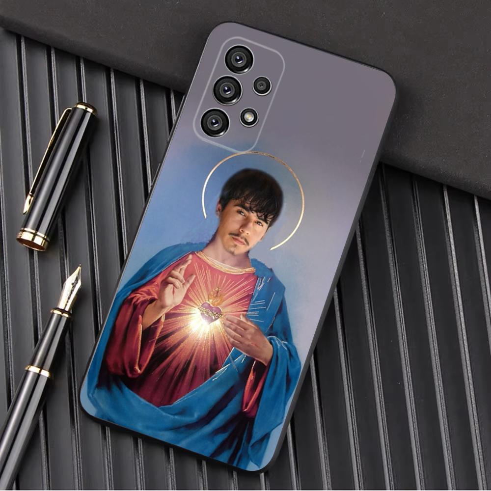 Чехол для телефона I-Ivan C-Cornejo для Samsung Galaxy A13, A21s, A22, A31, A32, A52, A53, A71, A80, A91, Мягкий черный корпус