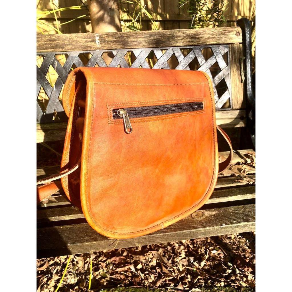 Кожаная седельная сумка среднего размера, седельная сумка в стиле ретро, ​​коричневое седло 11х9, возвращение к традиционной седельной сумке 70-х годов.. Каждому нужно седло, чтобы любить