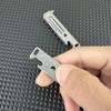 Новый мини-стальной нож, удобный острый складной нож, многофункциональный нож для распаковки ключей на открытом воздухе