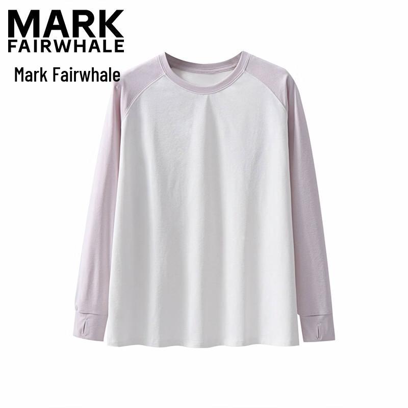 Mark Fairwhale Женская футболка с цветовыми блоками и длинным рукавом