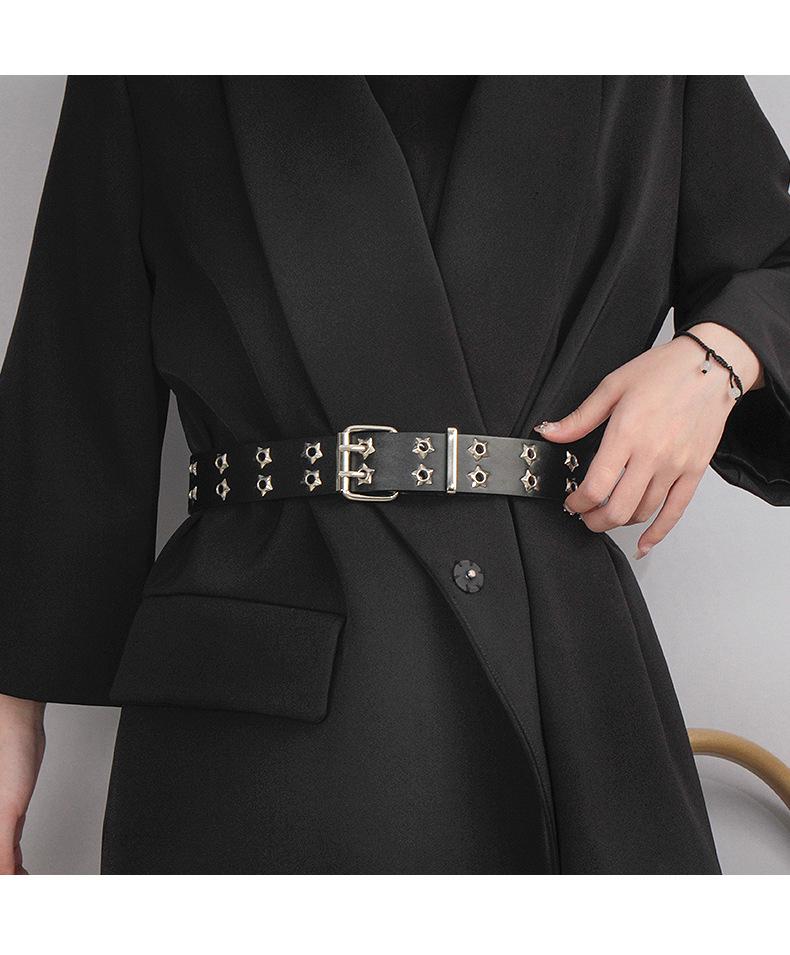 Женский ремень в стиле ретро-панк-хип-хоп - студенческий аксессуар в европейском и американском стиле